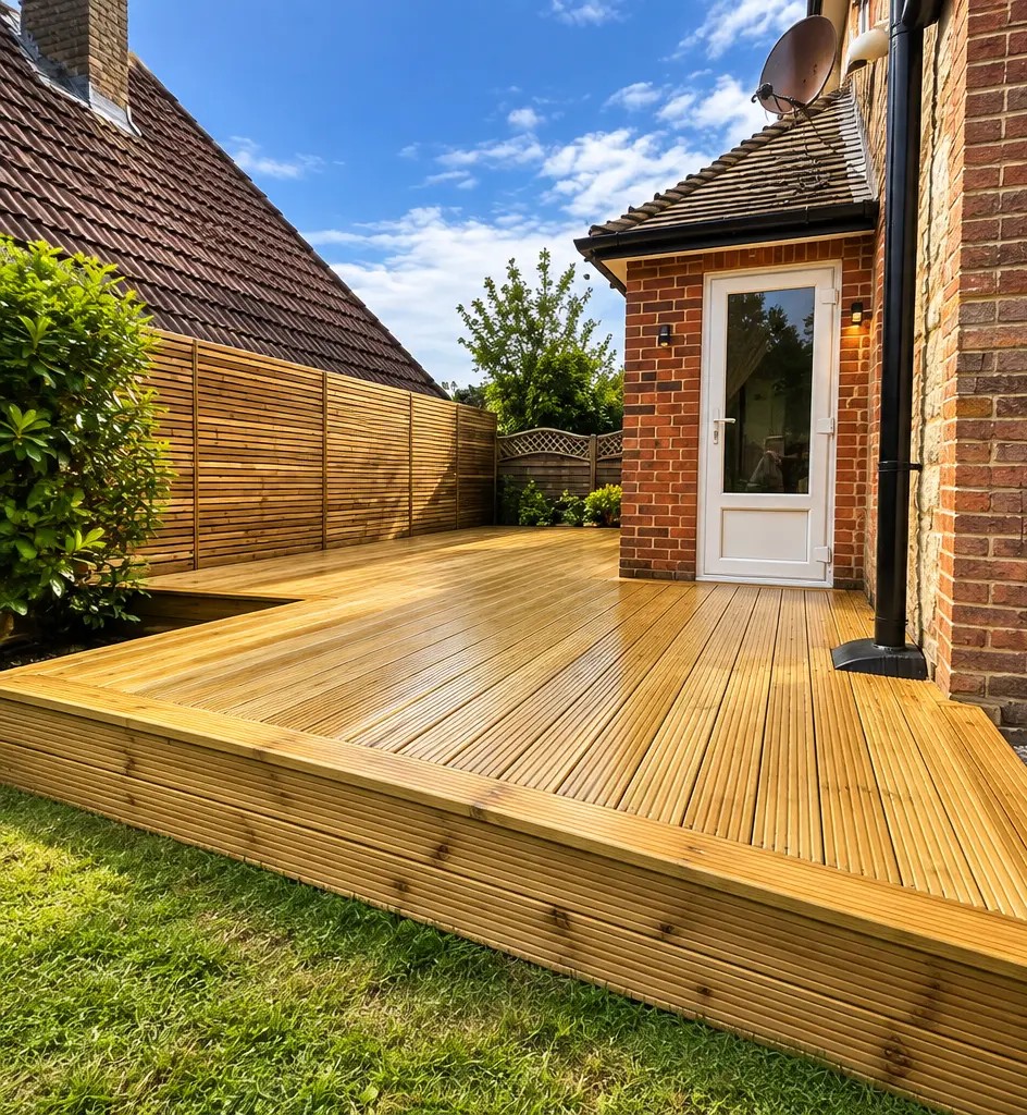 Decking build underway